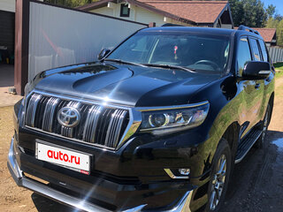 2017 Toyota Land Cruiser Prado 150 Series Рестайлинг 2, чёрный, 4750000 рублей, вид 1