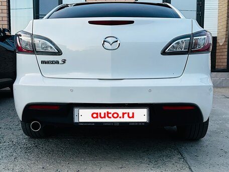 2009 Mazda 3 II (BL), белый, вид 5
