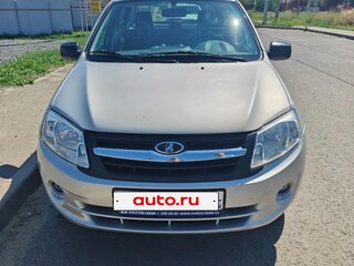 2014 Lada (ВАЗ) Granta I, серебристый, 700000 рублей, вид 3