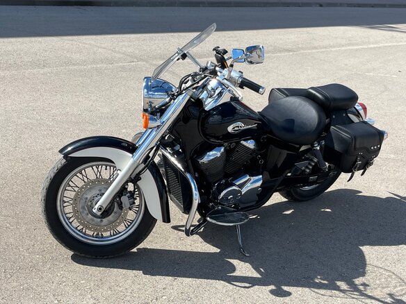 1997 Honda Shadow 750, чёрный, 430000 рублей