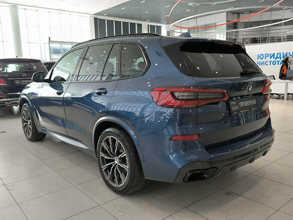 2019 BMW X5 30d IV (G05/G18), синий, 5300000 рублей - вид 6