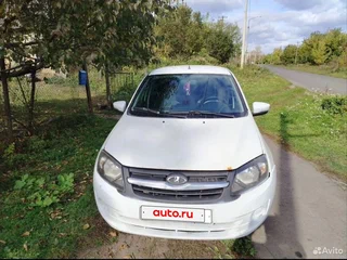 2013 Lada (ВАЗ) Granta I, белый, 340000 рублей, вид 3