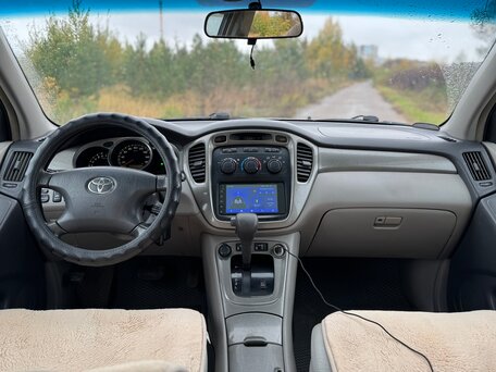 2003 Toyota Highlander I (XU20), серый, 750000 рублей, вид 4