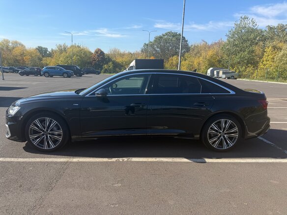 2023 Audi A6 45 TFSI Long V (C8) Рестайлинг, чёрный - вид 10