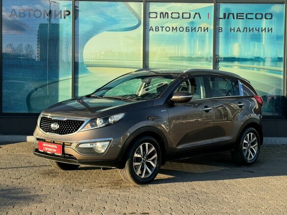 2014 Kia Sportage III Рестайлинг, коричневый, 1100000 рублей