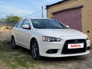 2013 Mitsubishi Lancer X Рестайлинг, белый, 1170000 рублей, вид 1