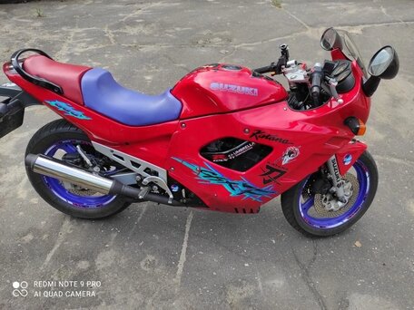 1994 Suzuki GSX 600F Katana, красный, 320000 рублей, вид 3