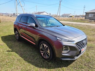 2018 Hyundai Santa Fe IV, серый, 3300000 рублей, вид 4