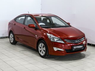 2015 Hyundai Solaris I Рестайлинг, красный, 1089000 рублей, вид 1