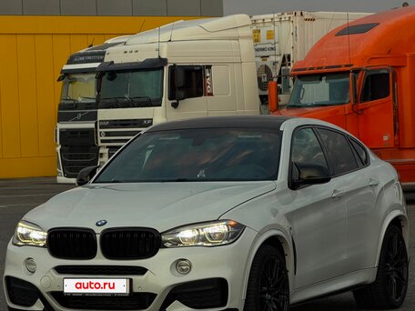 2015 BMW X6 35i II (F16), белый, 2400000 рублей, вид 2