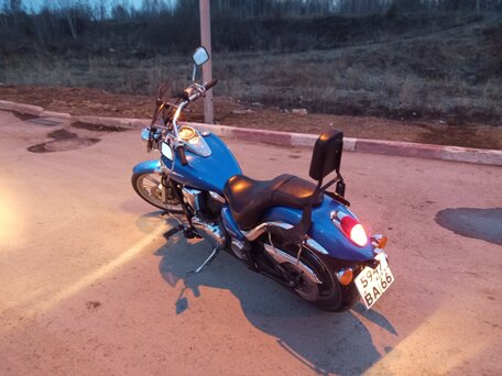 2007 Kawasaki VN900 Vulcan, синий, 350000 рублей, вид 1