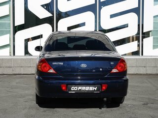 2008 Kia Spectra I Рестайлинг 2, синий, 310000 рублей, вид 4