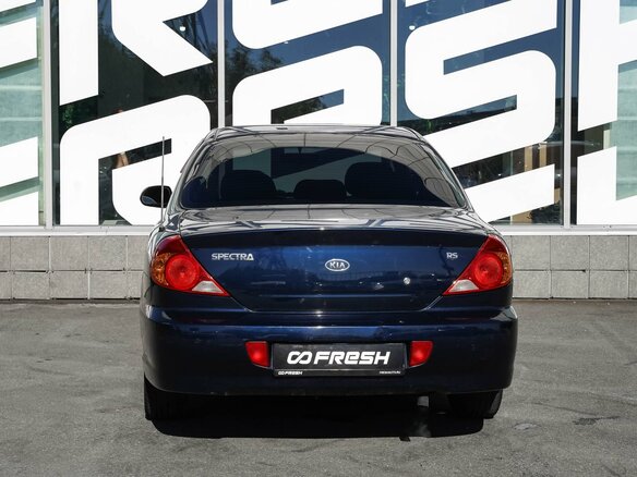2008 Kia Spectra I Рестайлинг 2, синий, 310000 рублей - вид 3