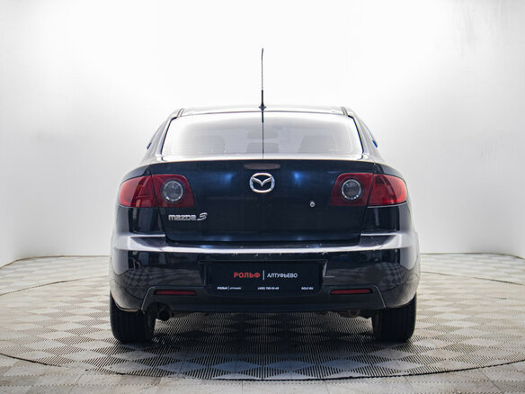 2008 Mazda 3 I (BK) Рестайлинг, чёрный, 424000 рублей - вид 3