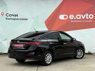 2018 Hyundai Solaris II, чёрный, 1270000 рублей, вид 4
