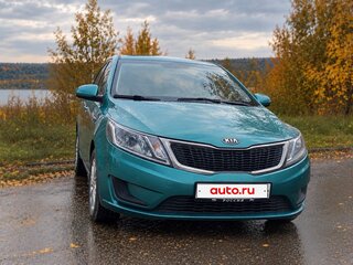 2012 Kia Rio III, зелёный, 890000 рублей, вид 2