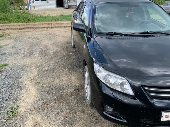 2007 Toyota Corolla AMT X (E140, E150), чёрный, 750000 рублей - вид 9