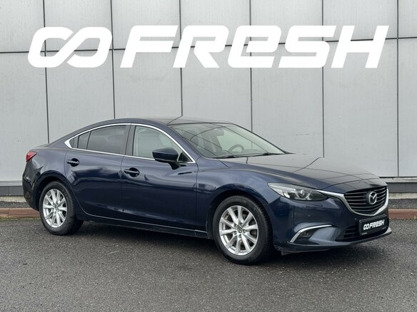 2016 Mazda 6 III (GJ) Рестайлинг, синий, 1750000 рублей