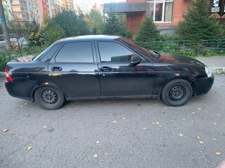 2014 Lada (ВАЗ) Priora I Рестайлинг, чёрный, 430000 рублей, вид 2