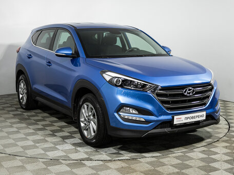 2017 Hyundai Tucson III, голубой, 1599700 рублей, вид 3