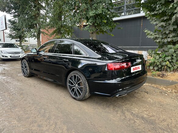 2017 Audi A6 IV (C7) Рестайлинг, чёрный - вид 7