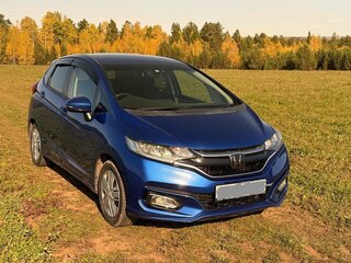 2017 Honda Fit III Рестайлинг, синий, 950000 рублей, вид 4