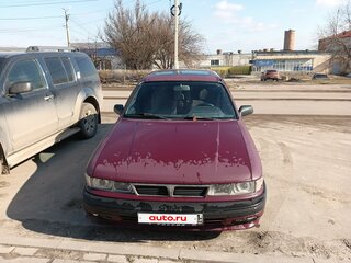 1991 Mitsubishi Galant VI, пурпурный, 110000 рублей, вид 3