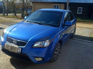 2010 Kia Rio II Рестайлинг, синий, 700000 рублей, вид 1