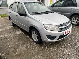 2014 Lada (ВАЗ) Granta I, серебристый, 290000 рублей, вид 3