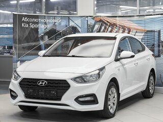 2019 Hyundai Solaris II, белый, 899000 рублей, вид 1