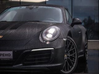 2016 Porsche 911 Carrera 4 VII (991) Рестайлинг, чёрный, 6920100 рублей, вид 2