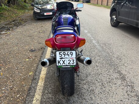 1993 Kawasaki ZZR 600, синий, 260000 рублей, вид 4