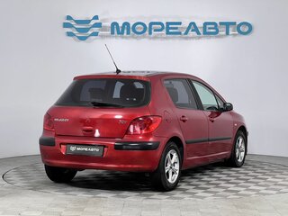 2006 Peugeot 307 I Рестайлинг, красный, 349000 рублей, вид 5