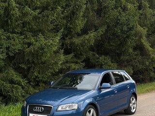 2008 Audi A3 II (8P) Рестайлинг 2, синий, 650000 рублей, вид 1