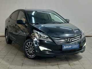 2014 Hyundai Solaris I Рестайлинг, чёрный, 580000 рублей, вид 3