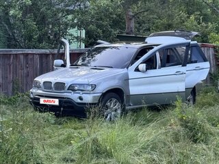 2001 BMW X5 4.4i I (E53), серебристый, 550000 рублей, вид 4