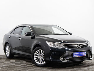 2015 Toyota Camry VII (XV50) Рестайлинг, чёрный, 2099000 рублей, вид 1