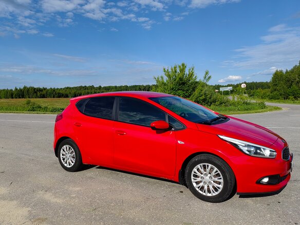 2013 Kia Ceed II, красный, 950000 рублей - вид 4