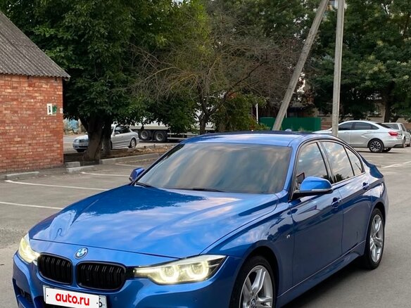 2017 BMW 3 серии 330i xDrive VI (F3x) Рестайлинг, синий - вид 9