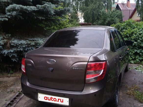 2017 Lada (ВАЗ) Granta I, серый, 425000 рублей - вид 1
