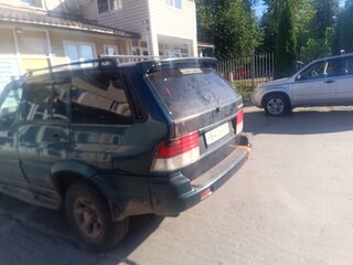 1997 SsangYong Musso I, зелёный, 440000 рублей, вид 4