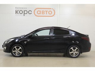 2014 Hyundai Solaris I Рестайлинг, чёрный, 789400 рублей, вид 2