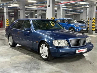 1992 Mercedes-Benz S-Класс 600 Long III (W140), синий, 5300000 рублей, вид 1