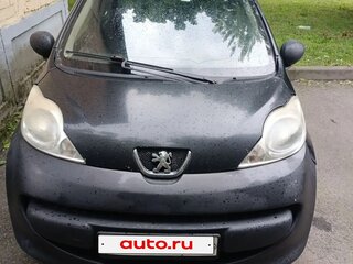 2008 Peugeot 107 I, чёрный, 205000 рублей, вид 1