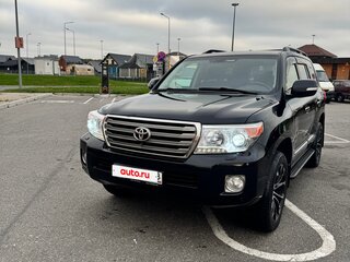 2012 Toyota Land Cruiser 200 Series Рестайлинг 1, чёрный, 3900000 рублей, вид 1