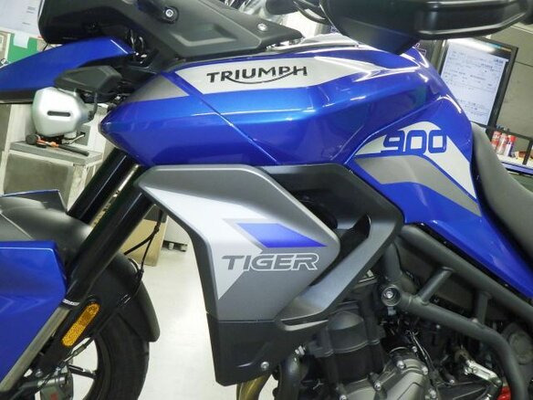 2023 Triumph Tiger 900, синий, 1200000 рублей - вид 13