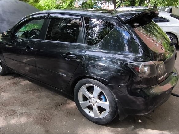 2007 Mazda 3 I (BK) Рестайлинг, чёрный, 380000 рублей - вид 13