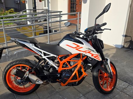2020 KTM 390 Duke, белый, 420000 рублей, вид 1