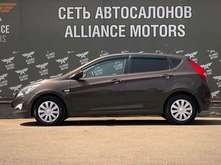 2015 Hyundai Solaris I Рестайлинг, коричневый, 1040000 рублей, вид 4