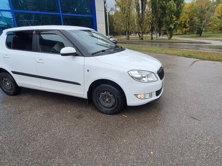 2014 Skoda Fabia II Рестайлинг, белый, 810000 рублей, вид 4